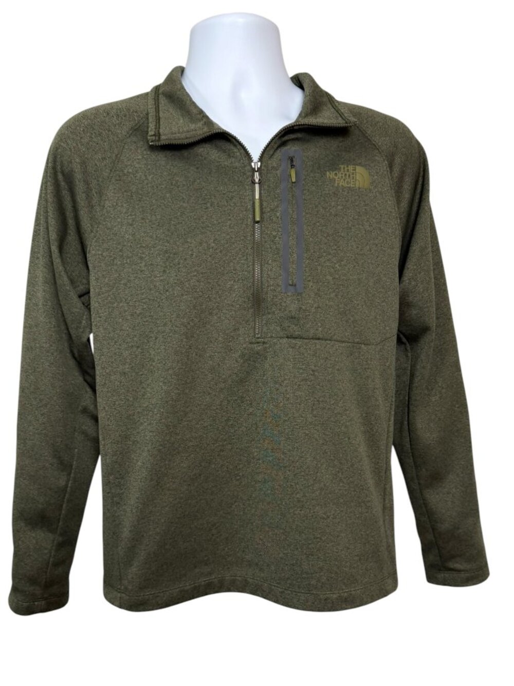 The North Face Men’s M Canyonlands 1/2 Zip Fleece Pullover Dark Olive